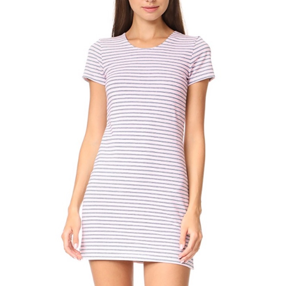 Liana Clothing Pink Striped Port Dress